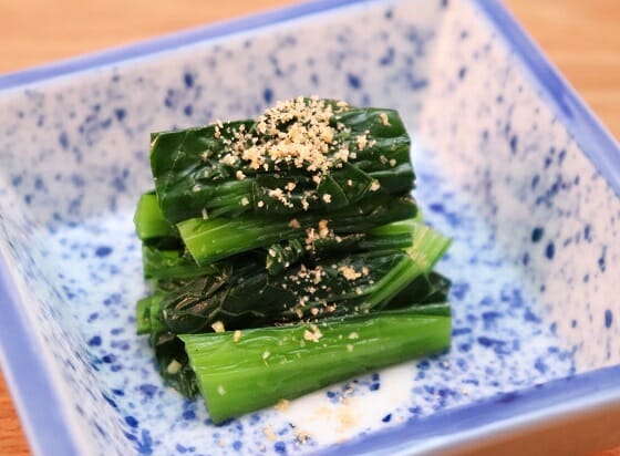 小松菜 レシピ,小松菜のわさび和え