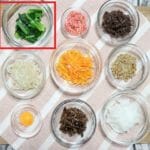 【ビビンバ丼】小松菜のナムルのレシピ/作り方